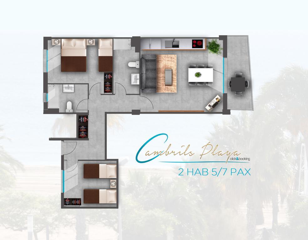 Apartamentos Cambrils Playa Spa Værelse billede
